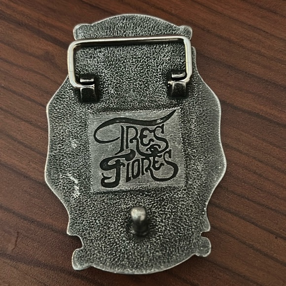 TRES FLORES BUCKLE BELT - Picture 4 of 13